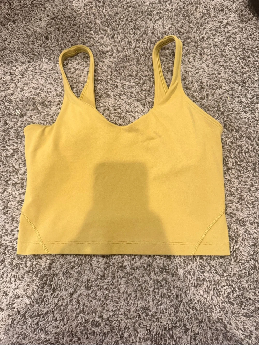 Lululemon Mustard Align Sports Top
